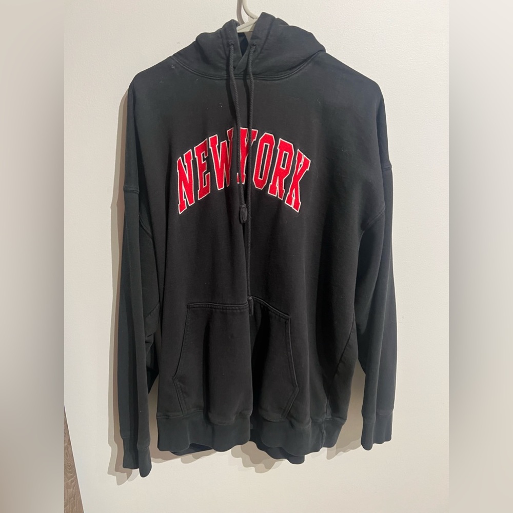 Black and Red New York hoodie